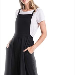 Z Supply Black Overalls Jumper Black Wide Leg Sm
